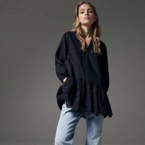 Reserved Women's Black European Blouse /‎ Dress Size 10